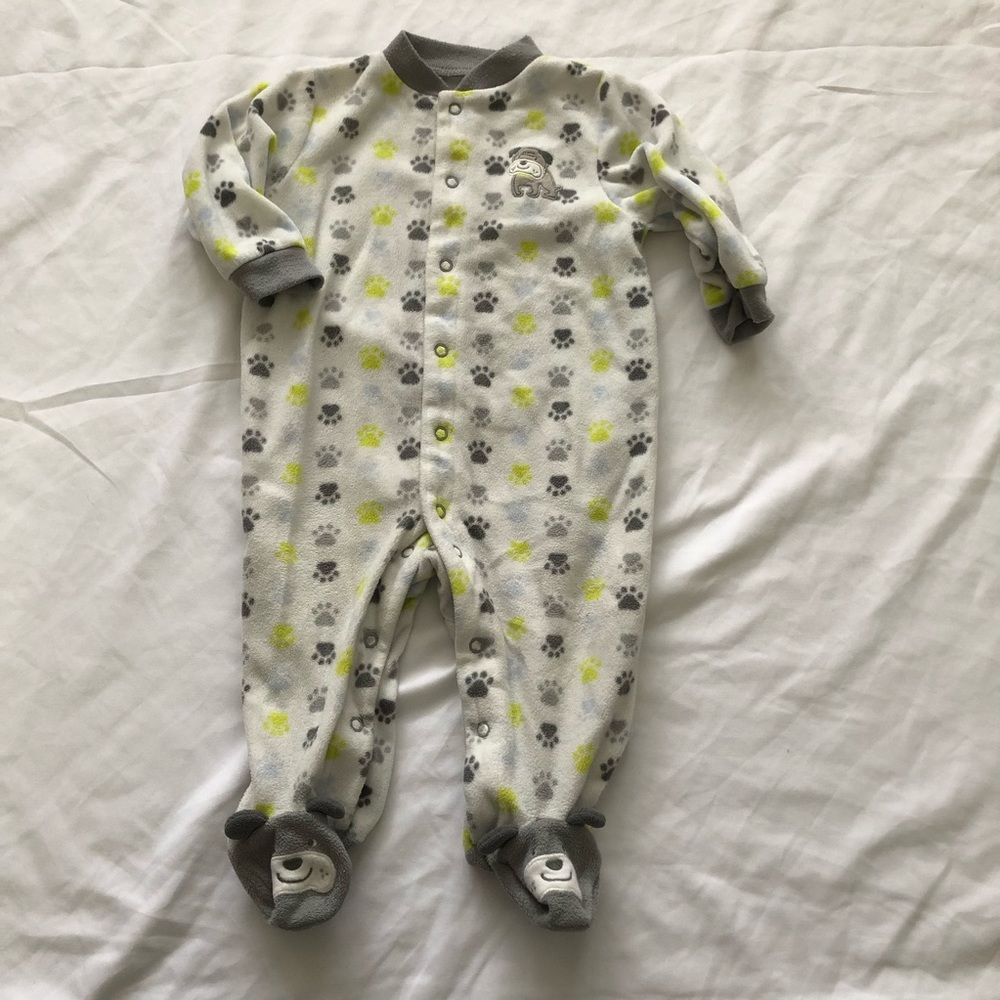 Dog footsie pajamas